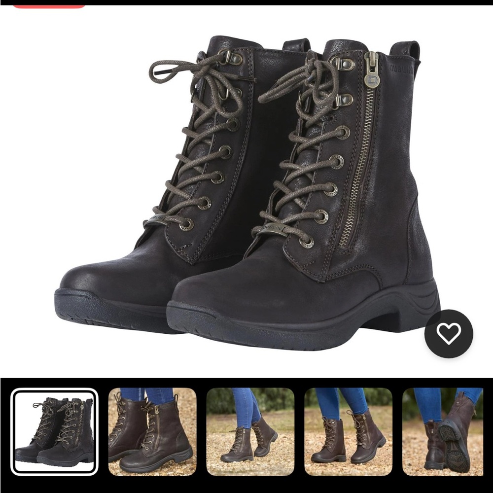 Dublin Tilly Zip / Lace-Up Equestrian Boots